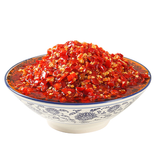 大桶湖南剁辣椒商用特辣蒜蓉剁椒酱拌饭炒菜调料农家小米辣辣椒酱