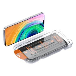适用于华为Mate30钢化膜新款抗蓝光防摔无尘仓手机膜Mate30高清防指纹保护膜HUAWEI全屏覆盖自动除尘贴膜神器
