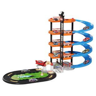 儿童汽车大楼轨道停车场益智动脑男孩玩具3-6岁宝宝8冒险闯关礼物