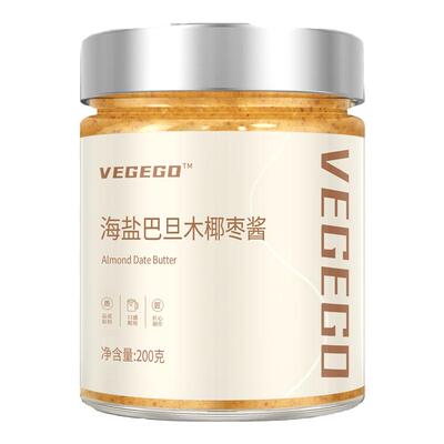 海盐巴旦木椰枣酱奇亚籽涂抹面包