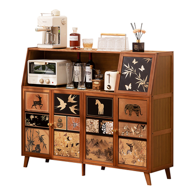 厨房餐边柜子家用靠墙中古风