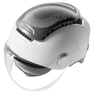 两只小蜜蜂3C认证电动摩托车头盔男女四季通用安全帽冬季保暖半盔