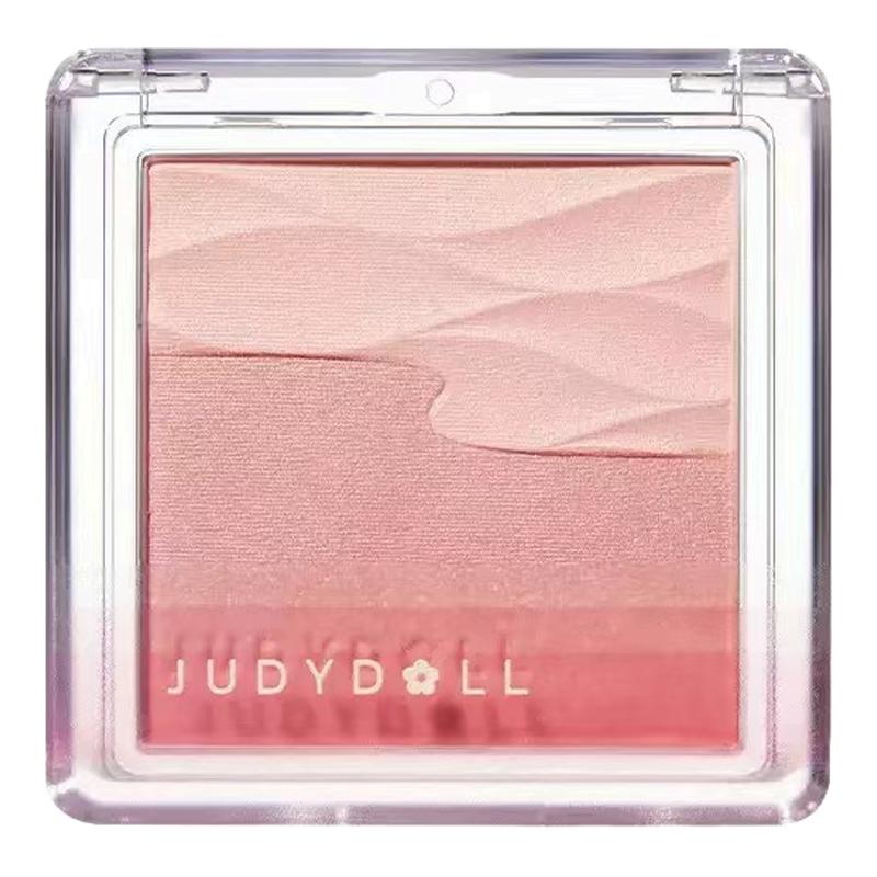 太米了~Judydoll橘朵水缎光腮红01黄皮显白双色膨胀色高光腮红