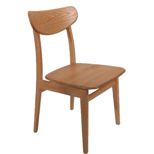 家百悦全实木餐椅橡木现代简约北欧风格餐厅椅家用舒适靠背椅新款