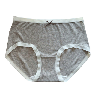 天然绵羊毛温柔少女内裤女生无痕裸肌弹力大柔软纯棉裆中腰三角裤