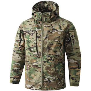 加厚CP迷彩服套装男秋冬装户外军迷训练工作服上衣工地干活劳保服