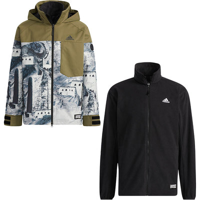 Adidas/阿迪达斯正品休闲男女时尚潮流运动保暖外套 H23108