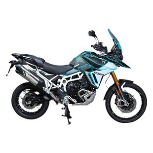 适用24款凯旋TIGER900 RALLY PRO小老虎贴纸车衣油箱贴膜改装配件