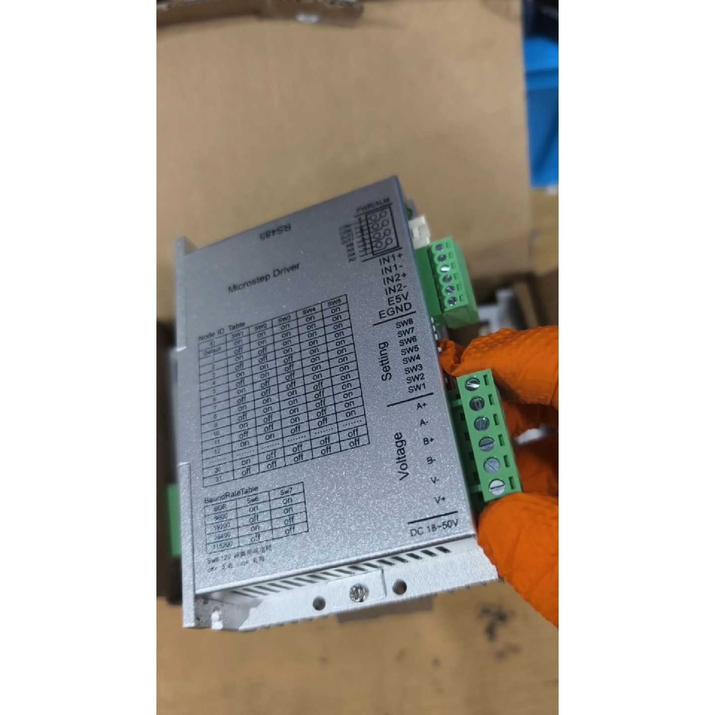 议价-锐特485总线步进驱动器NT60 -g 24-50V/5A步