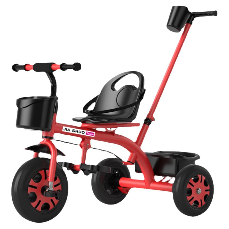 兒童三輪車1-3-2-6歲大號(hào)寶寶嬰兒手推腳踏自行車幼兒園童車