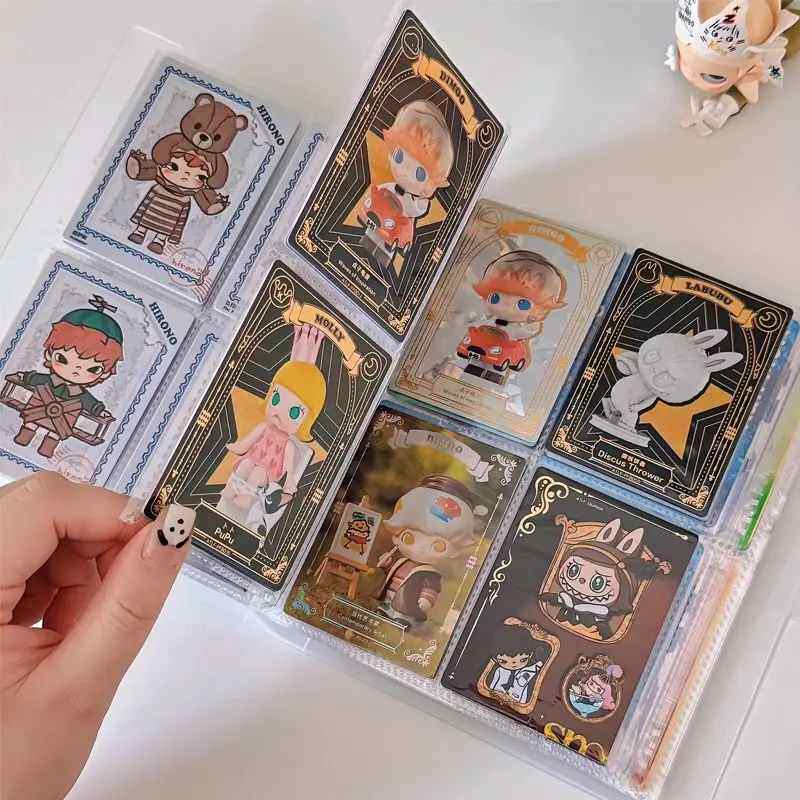 盲盒卡片收纳册手办身份卡本卡片收集相册四宫格九卡牌收藏名片册