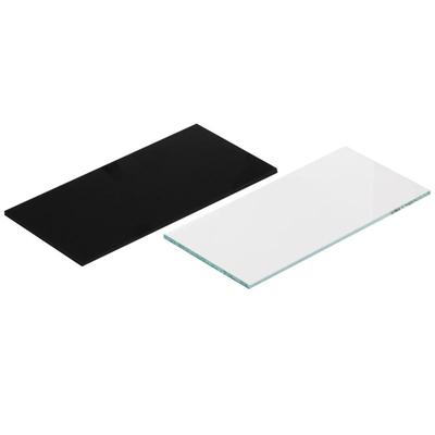 电焊面罩黑白镜片氩弧焊帽玻璃片