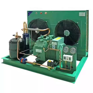 冷库制冷机组3匹5匹保鲜冷藏冷冻小型冷库全套设备专用一体压缩机