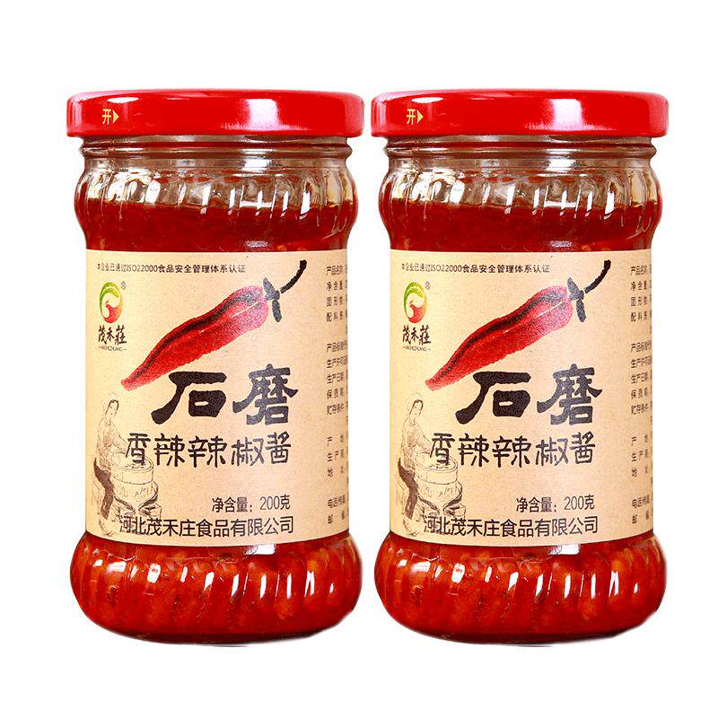 茂禾庄鲜椒香辣手工石磨辣椒酱