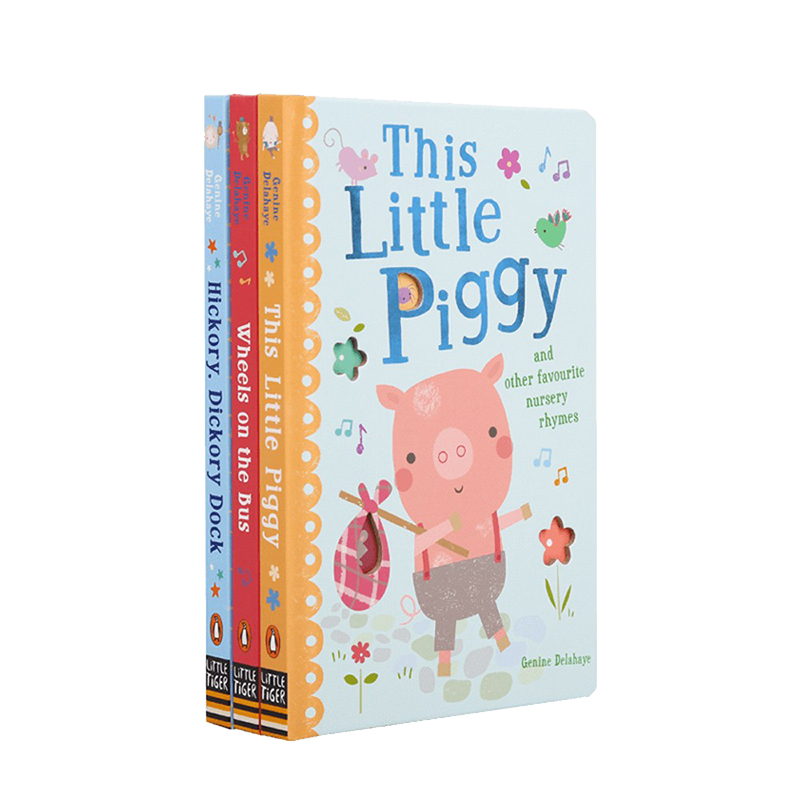 Kids Songs 3册点读版 英文经典童谣集 英国进口 毛毛虫点读笔配套书 欢唱磨耳朵 幼儿语感入门 英文原版绘本