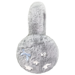 fragileheart易碎商店·原创趣味纽扣装饰保暖耳罩可爱防寒耳套冬