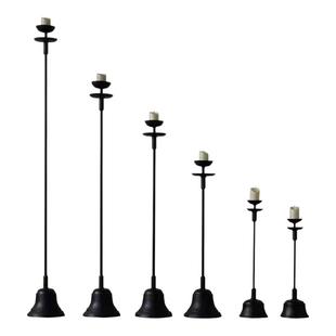 手工复古铸铁烛台摆件仿古铁艺油灯禅意茶室装饰烛台侘寂风落地灯