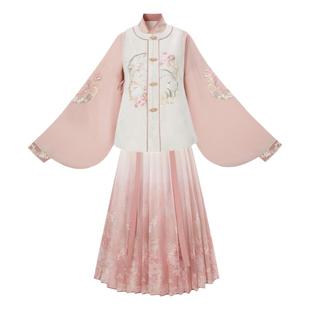 云藏月绣 小肥啾 原创明制褶裙短比甲交领短袄汉服女装新中式成人