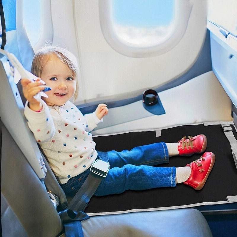 儿童旅行火车飞机座椅延长器脚踏板便携式飞机坐垫延长脚托旅行床