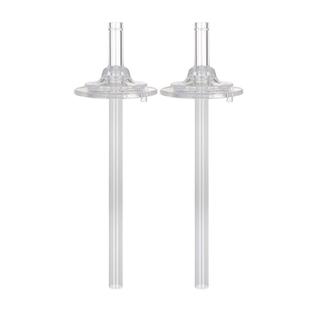 mm吸管杯奶瓶配件咬吸直饮重力球吸管吸嘴奶嘴适配贝亲格罗咪咪