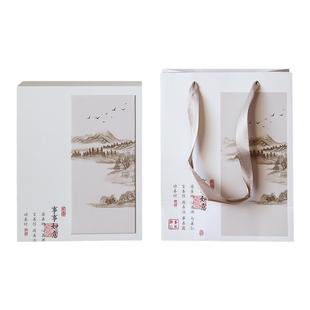 纯银时代瓷包银杯套组礼盒手绘釉上彩白瓷品茗杯主人杯日常送礼多