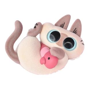 【天闻角川】暹罗猫小豆泥日常第三弹植绒盲盒女生可爱卡通摆件