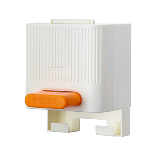 棉签收纳盒按压式自动弹出壁挂家用高档带盖防尘卸妆棉棒整理神器