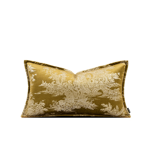 柏洛斯Gorgeous〖金梦〗法式中国风东方魅影靠垫腰枕样板房高级感