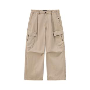 JOYRICH美式街头宽松复古水洗工装长裤多口袋25秋新品男女同款