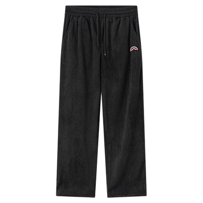 SprayGround鲨鱼嘴2025夏款基础款针织长裤男直筒宽松纯色休闲裤