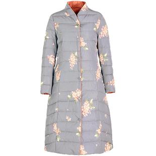 乔万尼商场同款清新高雅国风收腰工艺优雅气质双面可穿保暖羽绒服