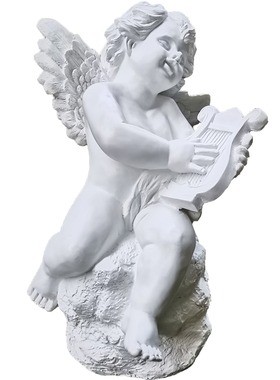 演奏天使客厅庭院玻璃钢人物摆件