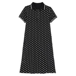 polo连身裙女夏款 夏天女装2025新款潮气质高级感超火a字裙连衣裙