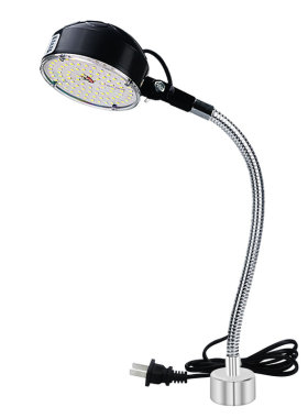 led机床工作灯强磁座磁吸照明灯冲床车床机台夹子工作台灯220v24v