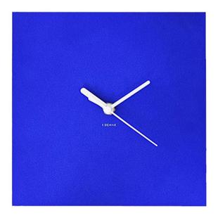 oroliving原创克莱因蓝钟金属时钟客厅现代简约壁挂钟表挂墙装饰