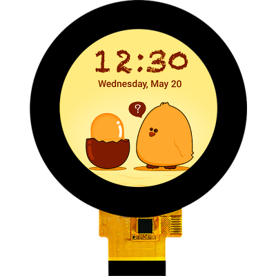 2.1寸圆形液晶屏电容触摸IPS高清