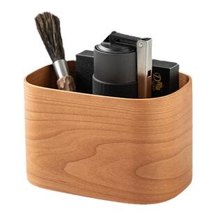 黑胡桃实木遥控器收纳盒 客厅桌面茶几床头柜玄关杂物整理盒夏克