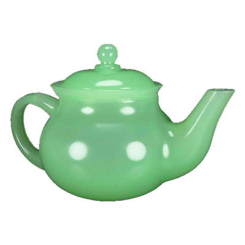 茶具【玉石茶壶】贵妃款阿富