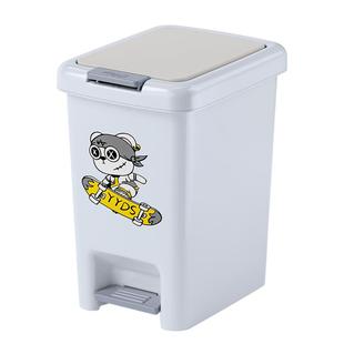 垃圾桶家用2025新款厕所卫生间厨房客厅卧室带盖大号大容量脚踏式