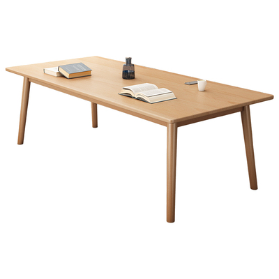 实木餐桌圆桌小户型轻奢简约现代原木80宽方桌八仙桌简茶几边几