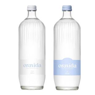 新西兰ORAVIDA兰维乐进口含偏硅酸天然矿泉水360ml/800ml气泡水