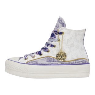 CONVERSE匡威女鞋蛇年限定新年款Allstar LIFT厚底帆布鞋 A13353C