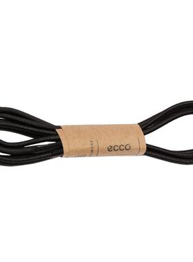 ecco爱步laces鞋带黑色纯色圆头