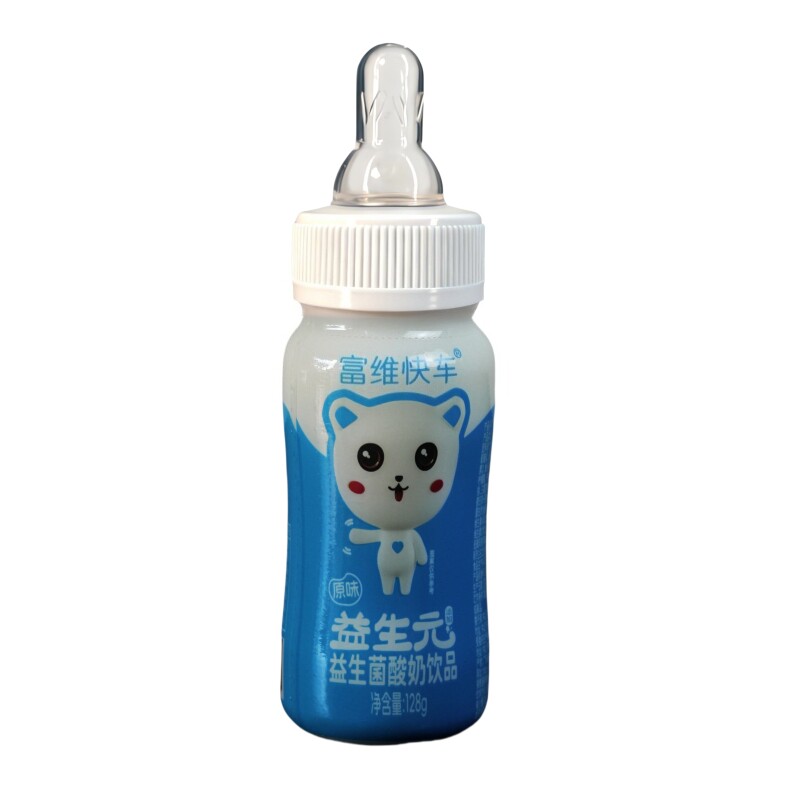 富维快车奶嘴酸奶原味128克整箱