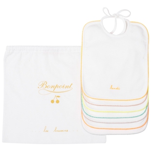 【礼物】Bonpoint法国婴儿宝宝7天围兜套装礼盒