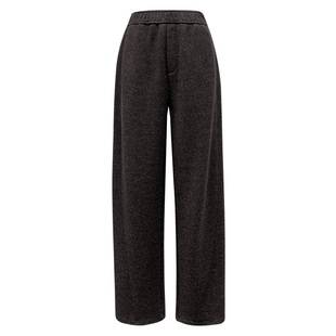 咖色香蕉裤女2025新款秋冬高腰垂感休闲直筒高级感阔腿窄版镰刀裤