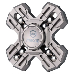 MACKIE麦基大圣骑士手指尖陀螺钛金属把玩件办公室解压小玩具EDC