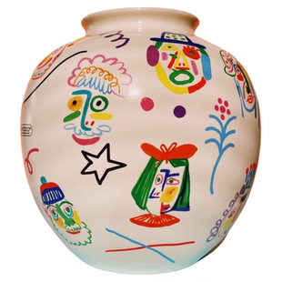 uodycoco原创小众艺术陶瓷花瓶北欧家居花器装饰创意摆件新年礼物