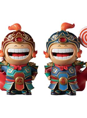 欢喜小将 欢欢喜喜 潮玩艺术品 国潮手办玩具创意礼物潮流玩具