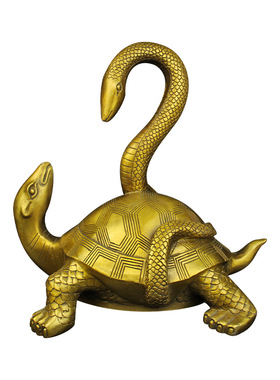 大号铜玄武龟上四方神兽工艺品